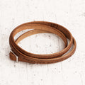 Bracciale in cuoio con Ave Maria