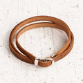 Bracciale in cuoio Padre nostro