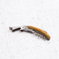 "Bacco" corkscrew in olive wood