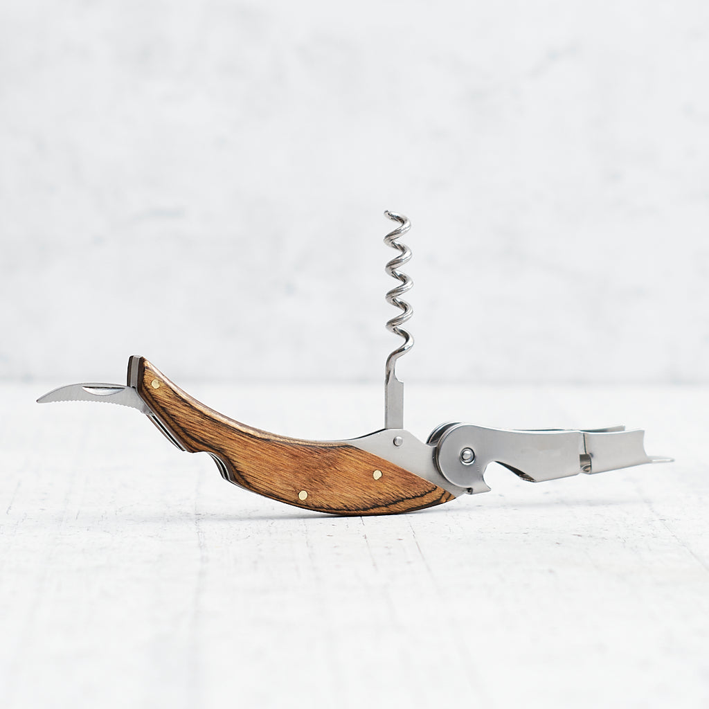 "Oak" corkscrew in oak wood