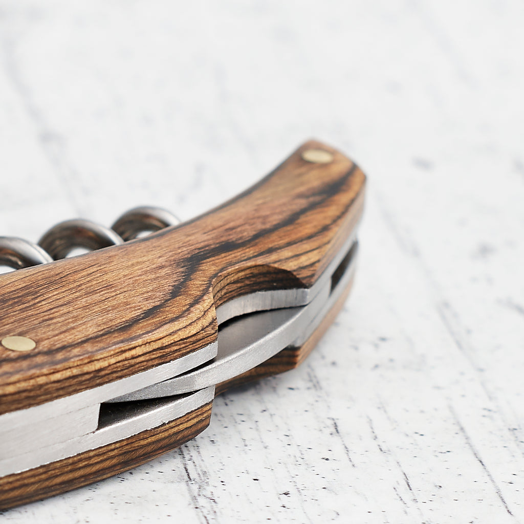 "Oak" corkscrew in oak wood