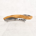 "Ruby" corkscrew in olive wood