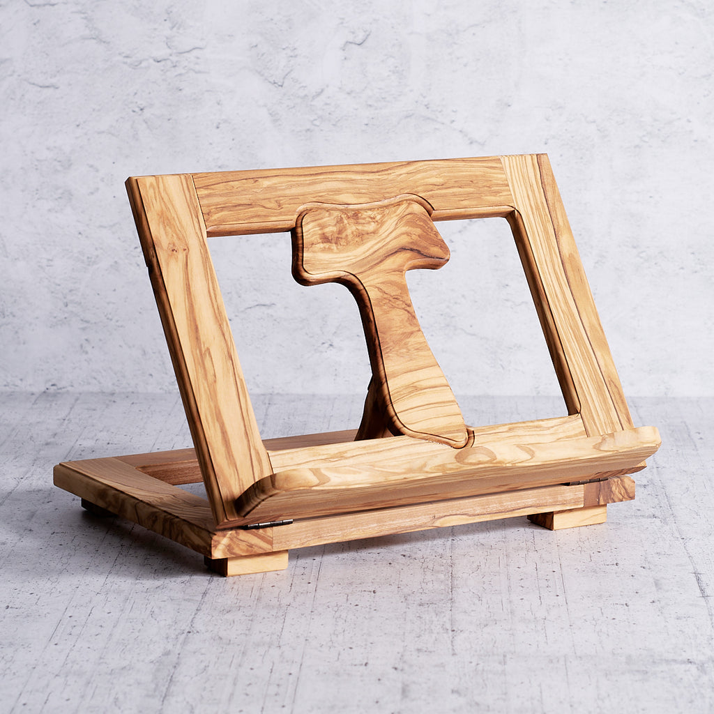 Tau wooden lectern