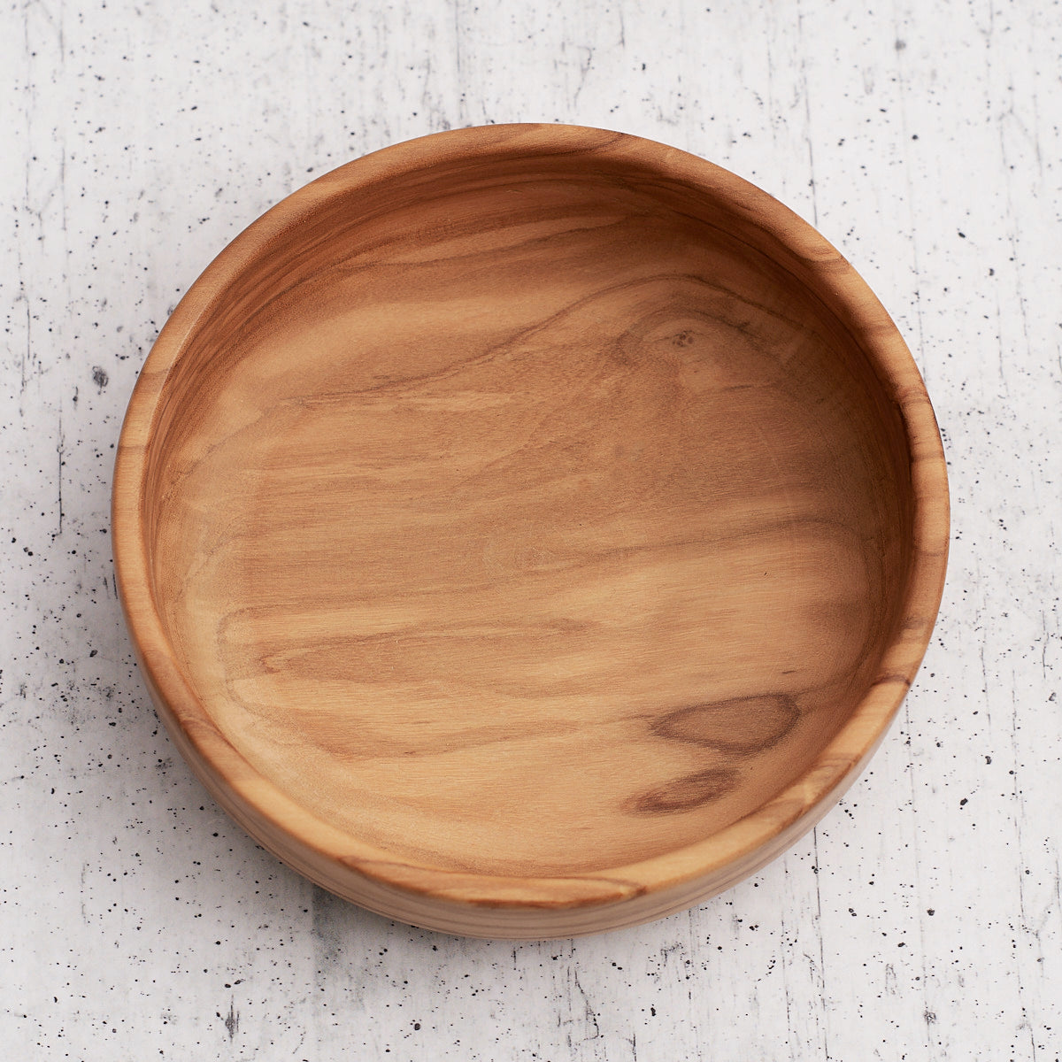 Olive wood oil lamp