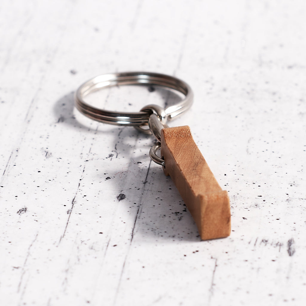 Keychain with initial "I"