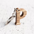 Keychain with initial "P"