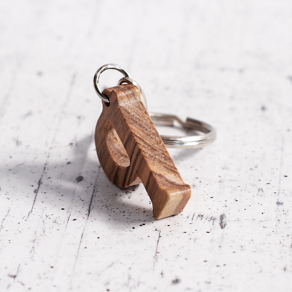 Keychain with initial "P"