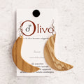 Orecchini in legno di olivo Greta