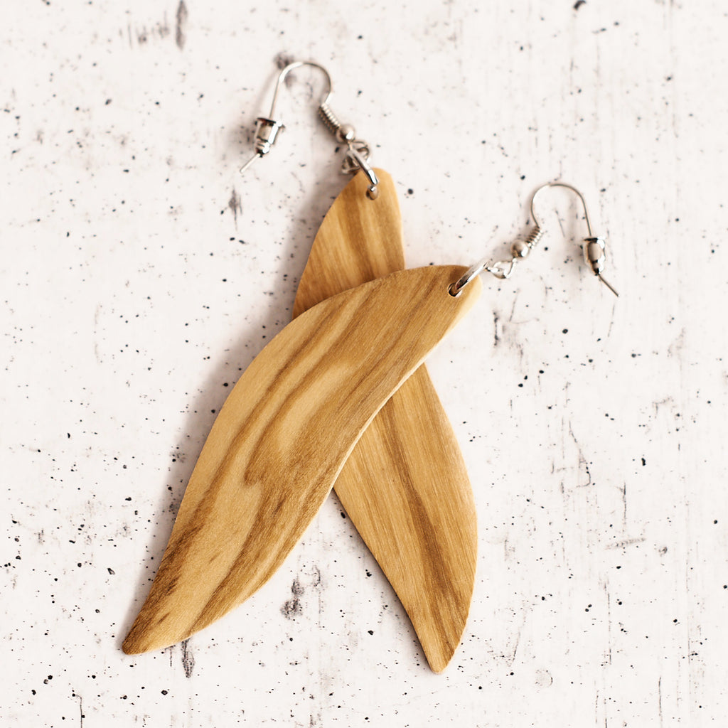 Francesca Wooden Earrings
