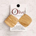 Orecchini in legno di olivo Paola