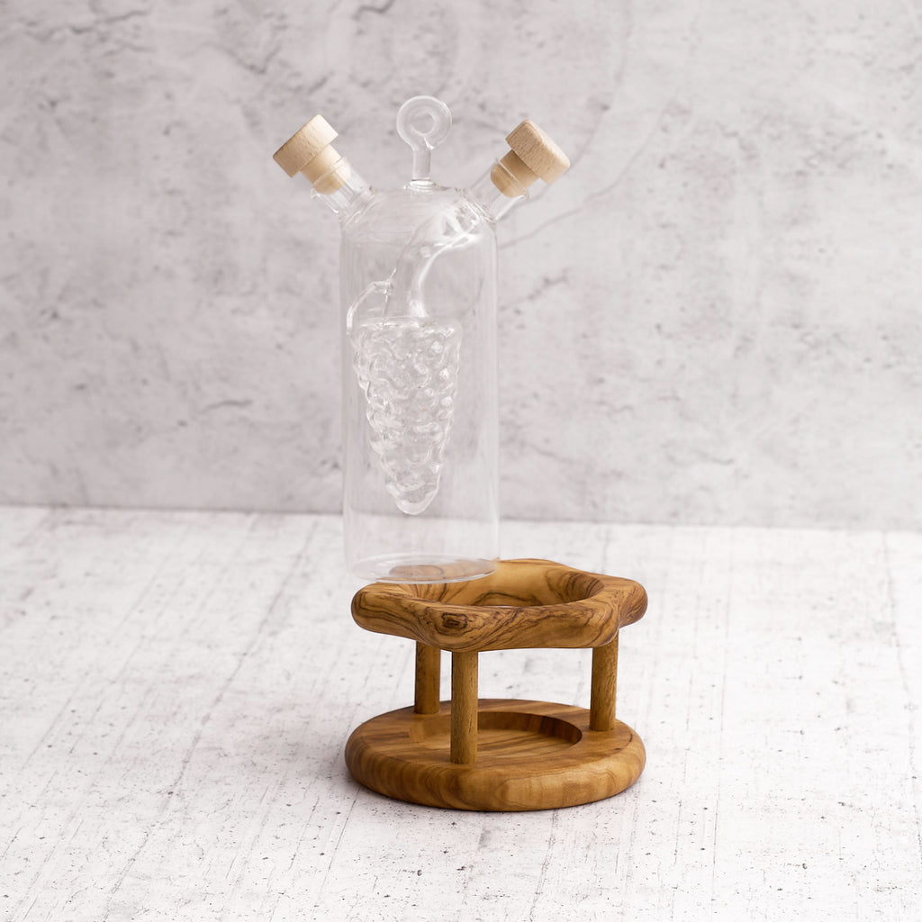 "Firenze" Olive Wood Oil Cruet