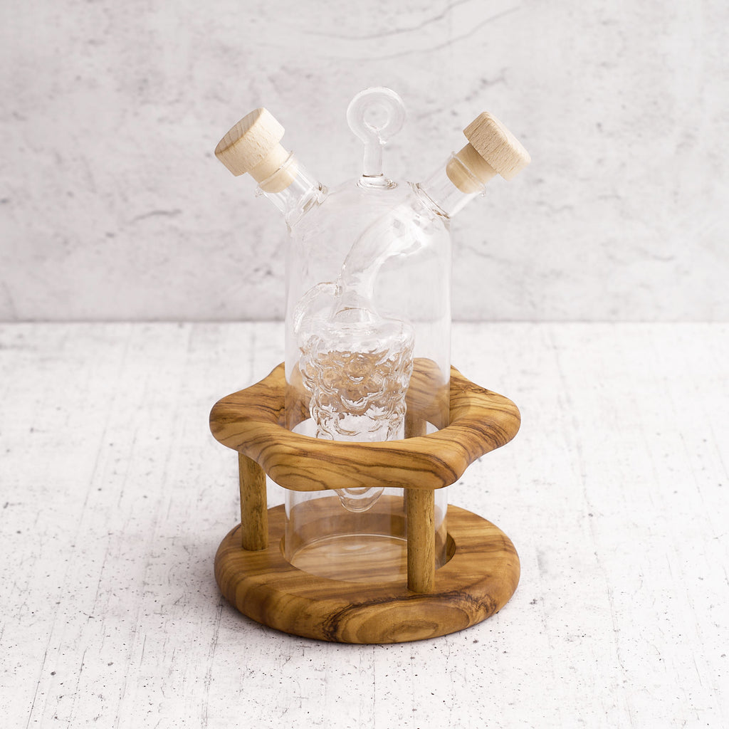 "Firenze" Olive Wood Oil Cruet
