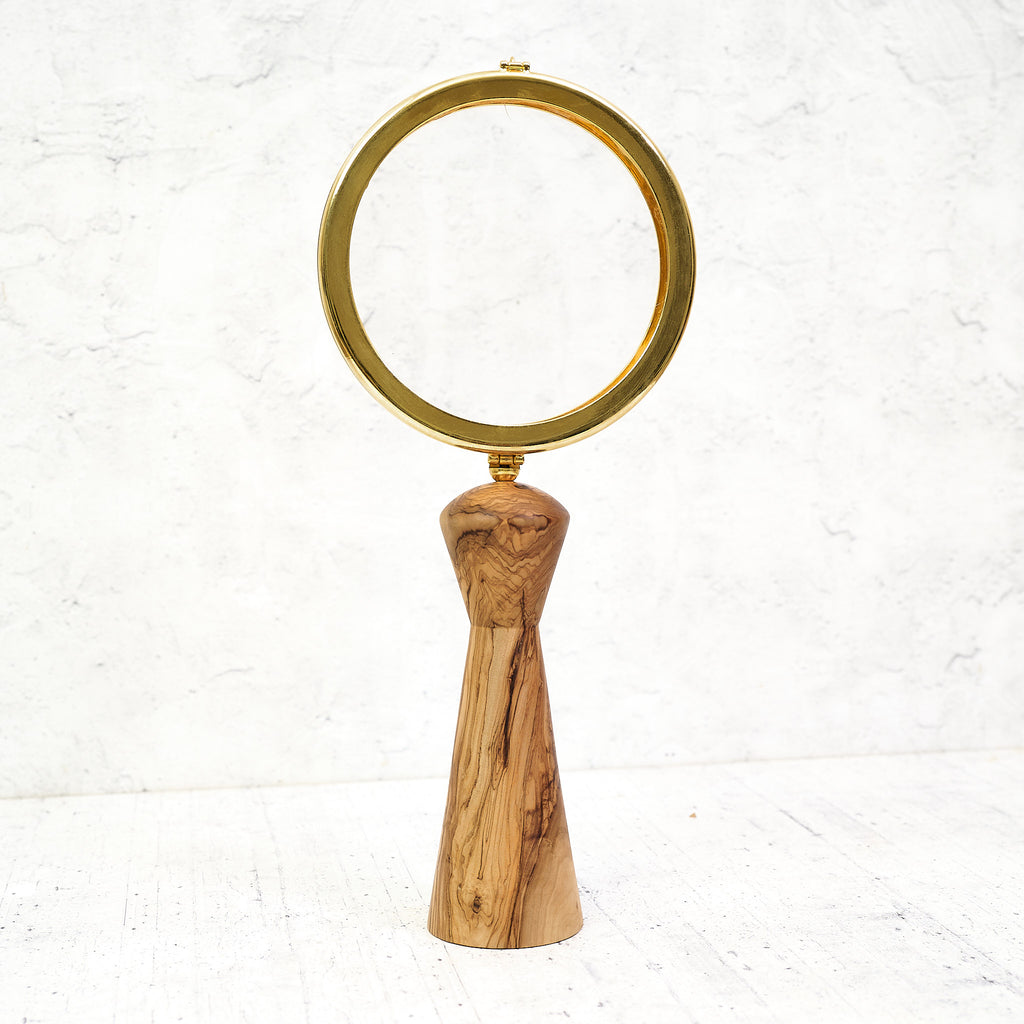 "800" Monstrance - in olive wood for the display of the large host