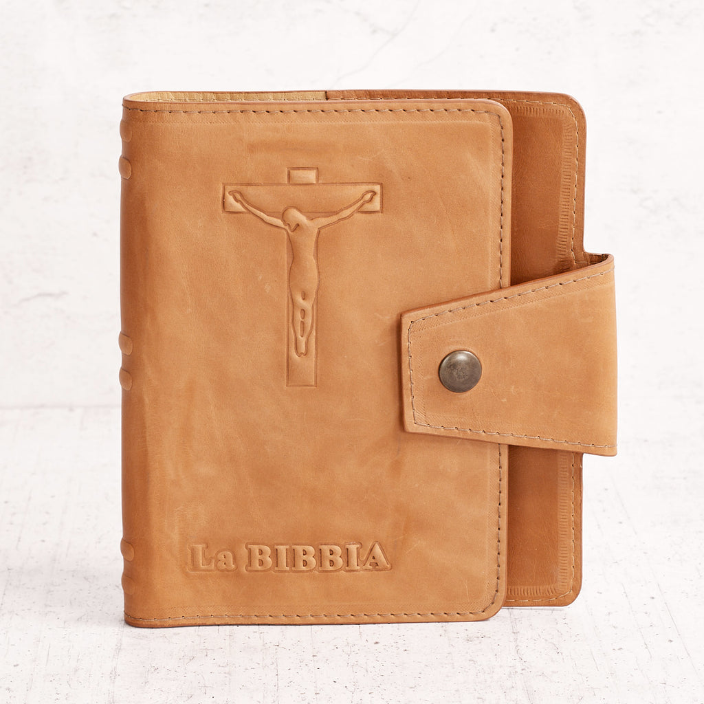 Genuine Leather Jesus Bible Cover