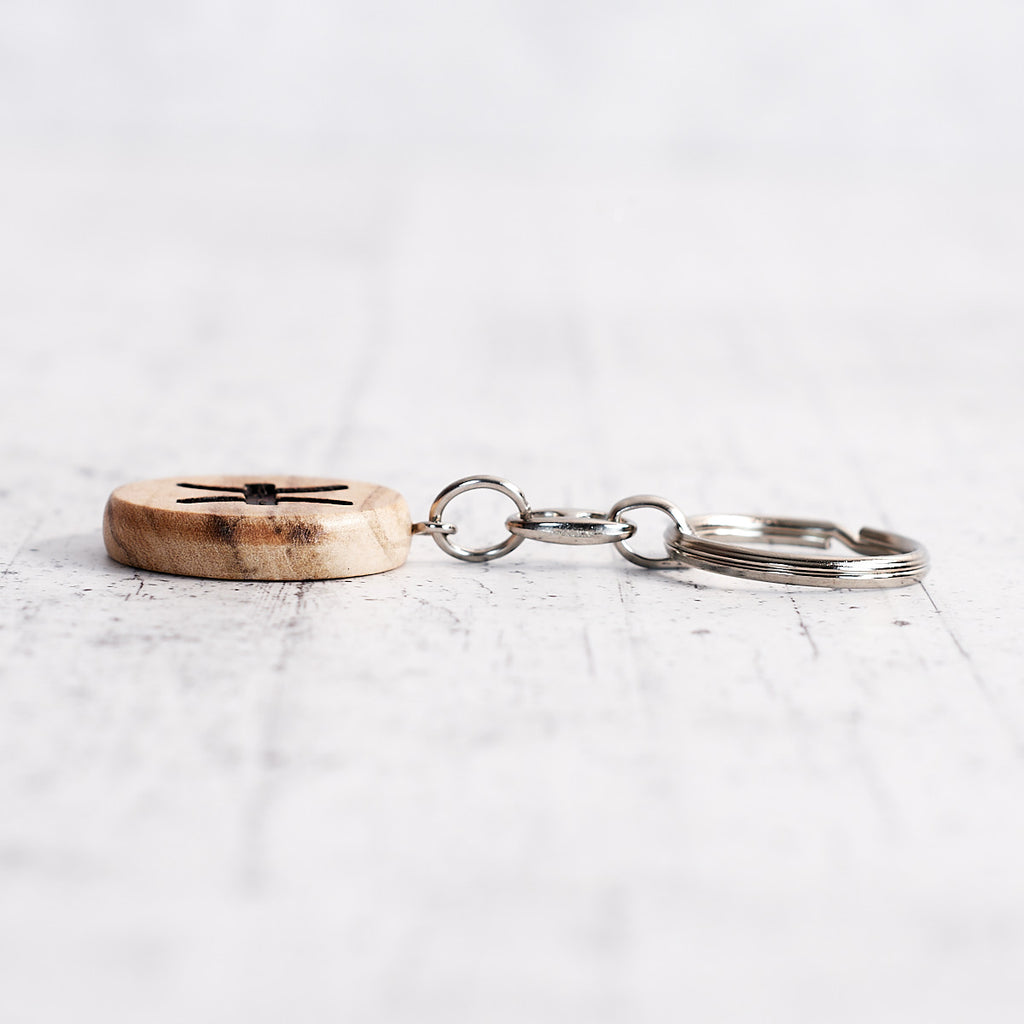 "Pisces" zodiac sign keychain