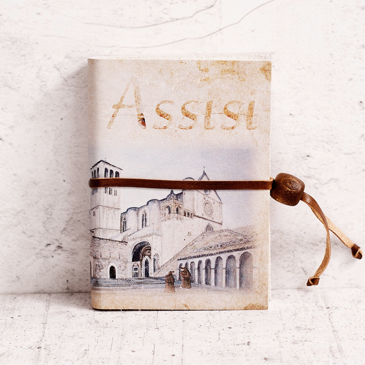 Quaderno in vera pelle "Assisi"