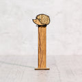 Olive wood hedgehog bookmark