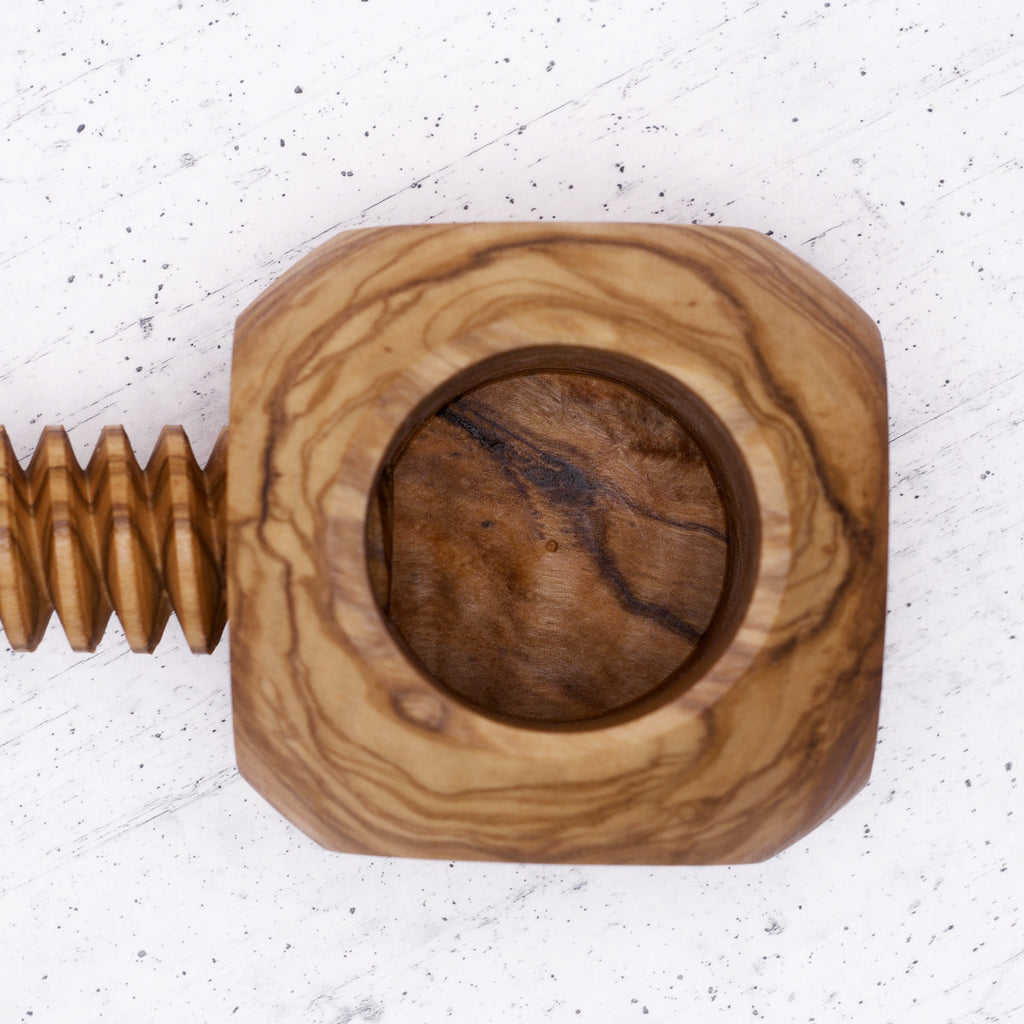"Dimer" olive wood nutcracker