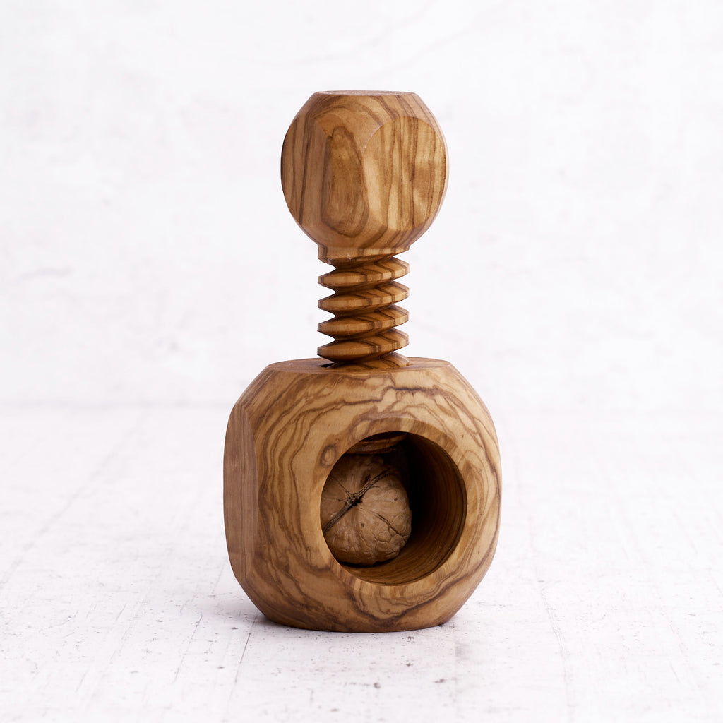 "Dimer" olive wood nutcracker