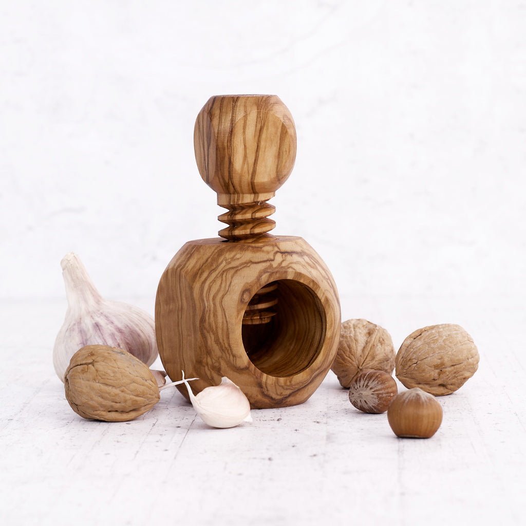 "Dimer" olive wood nutcracker