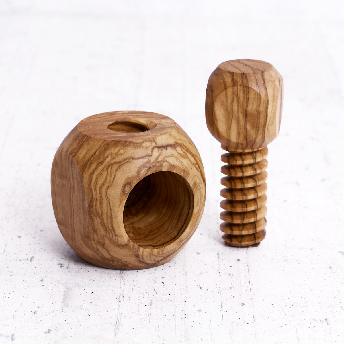 "Dimer" olive wood nutcracker