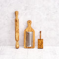 "Homemade pasta" olive wood set