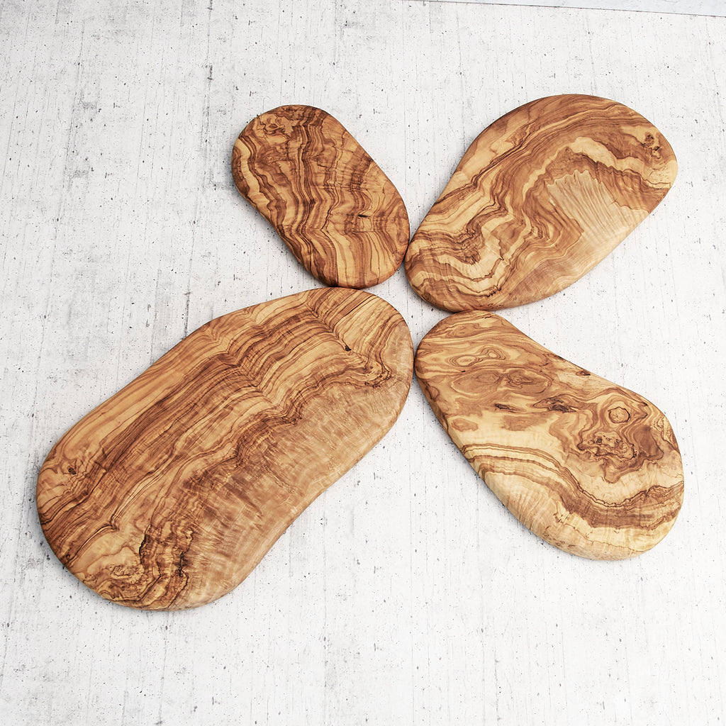 Modern olive wood cutting board