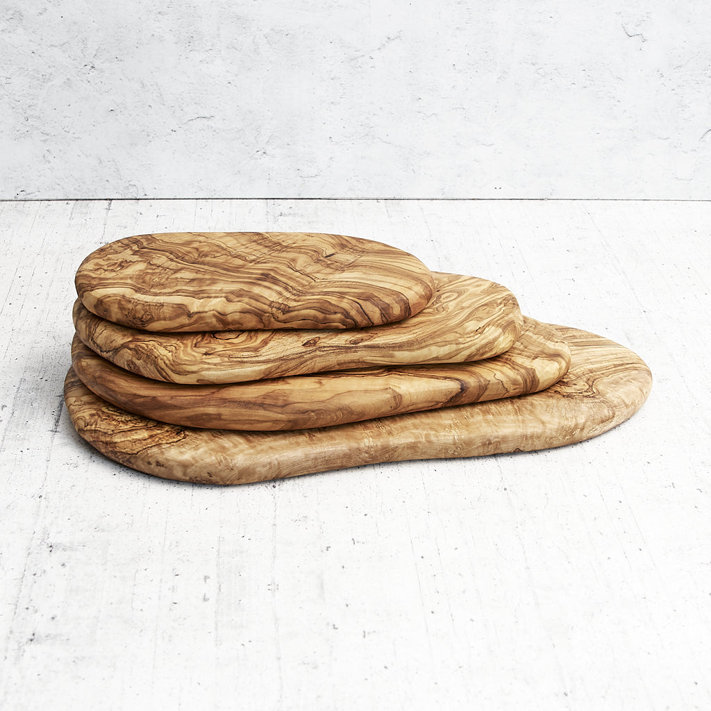 Modern olive wood cutting board