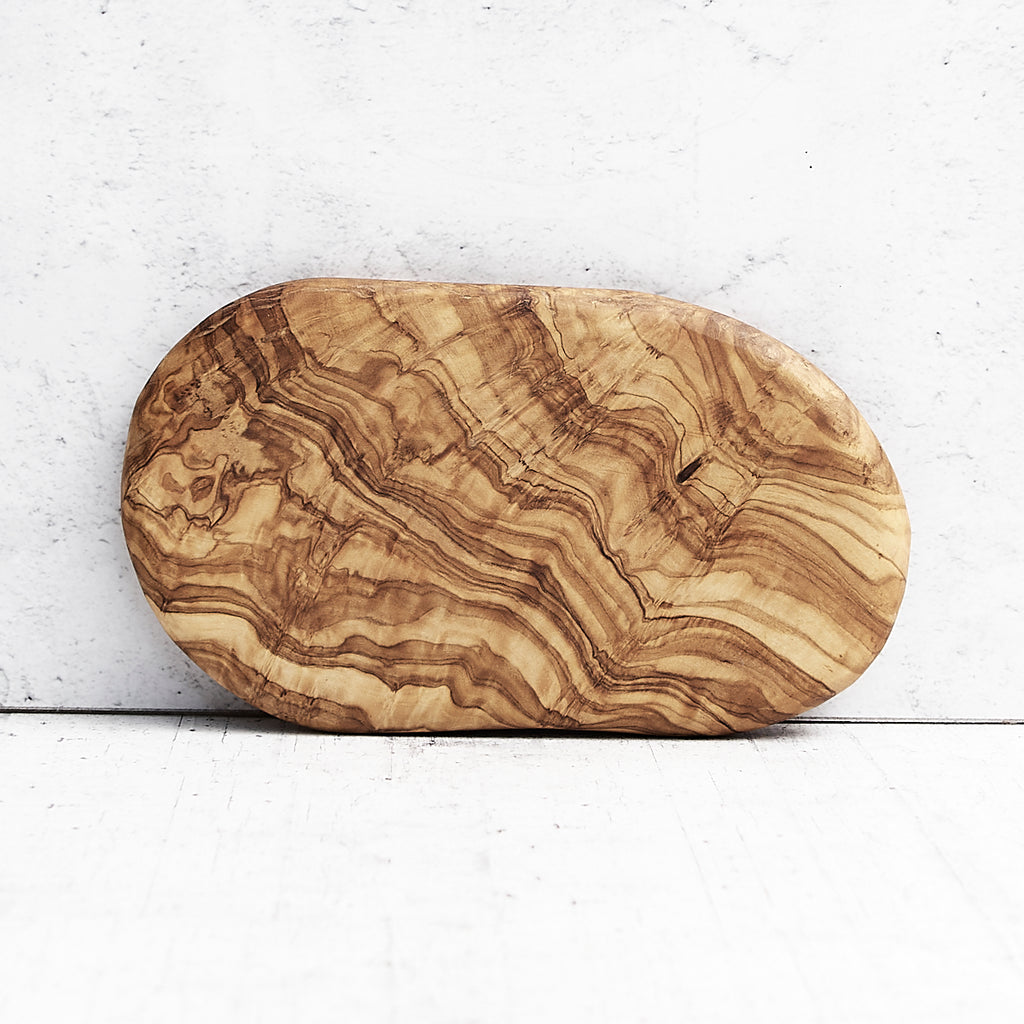 Modern olive wood cutting board
