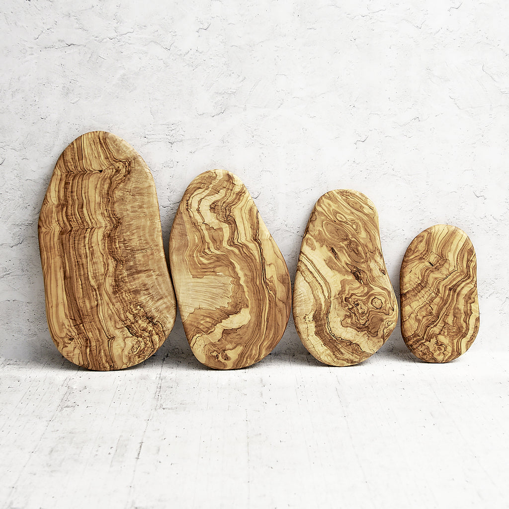 Modern olive wood cutting board