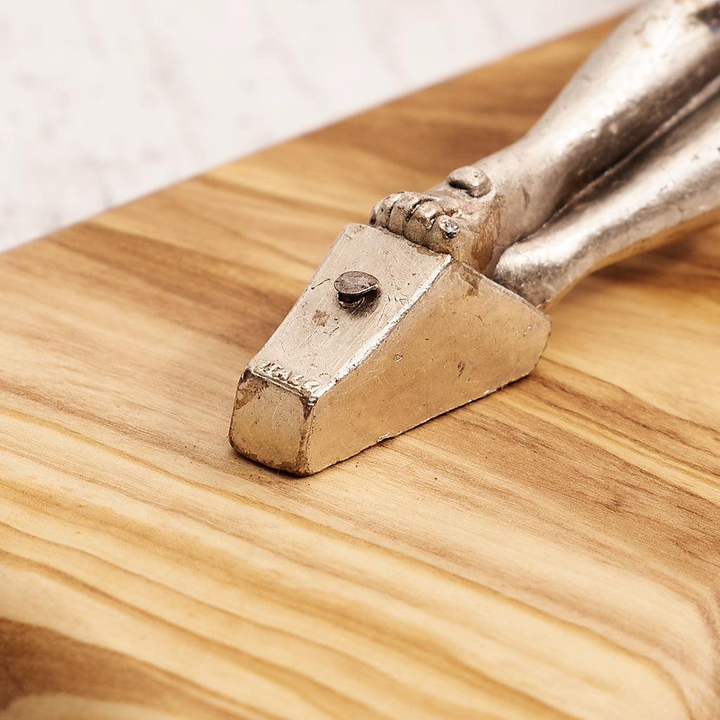 Olive wood Tau cross with corpus