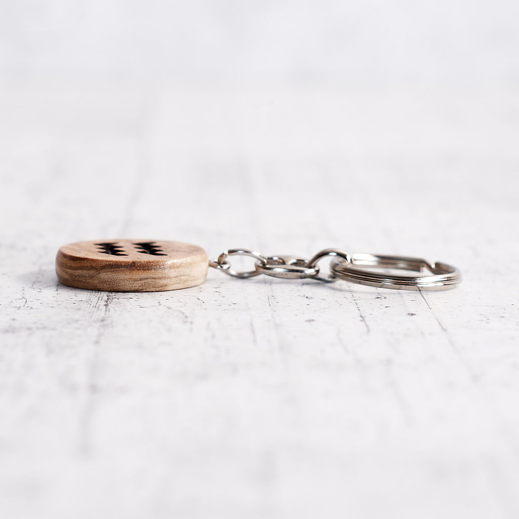 Aquarius Zodiac sign keychain